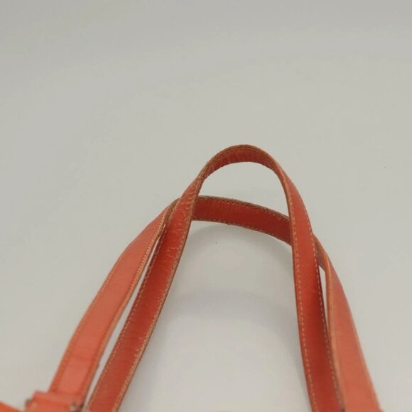 PRADA Tote Bag Nylon Orange Silver Auth - Picture 10 of 15